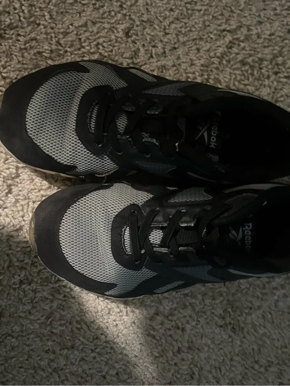 Reebok Kids Black and White Sneakers